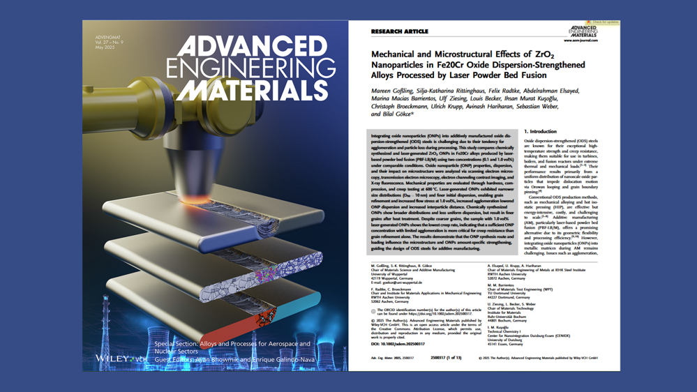 ZrO2 Nanoparticles in Fe20Cr Oxide Dispersion-Strengthened Alloys Processed by Laser Powder Bed Fusion