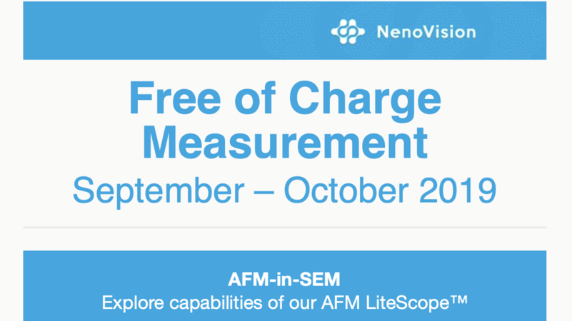Free of Charge Measurement Fall Campaign 2019