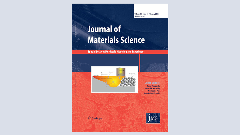 Check the new article from the Journal of Materials Science