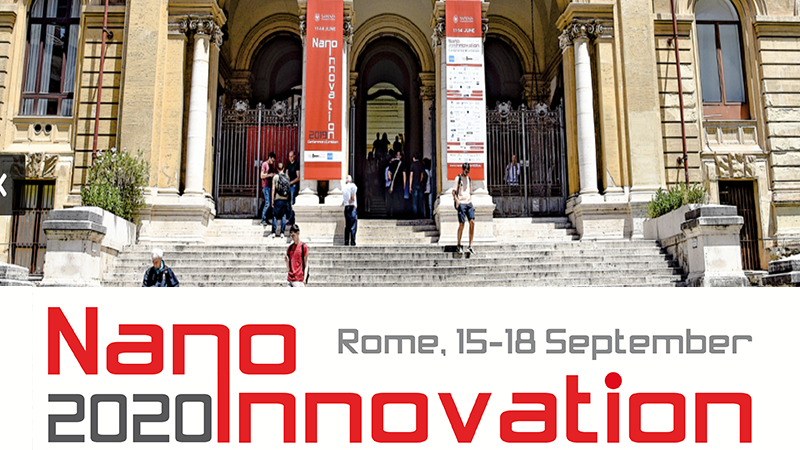 Don't miss our presentation at NanoInnovation 2020