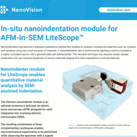 Nanoindentation application note