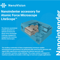 Nanoindentation module leaflet